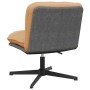 Silla de oficina giratoria de tela beige