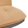 Silla de oficina giratoria de tela beige