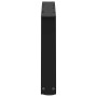 Patas para mesa de comedor forma V 2 uds negro 50x(30-31,3) cm