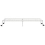 Estructura de cama sin colchón plegable blanco acero 100x190 cm