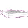 Cama box spring sin colchón rosa terciopelo 200x210 cm