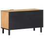 Mueble de TV madera maciza mango marrón 80x31,5x46 cm