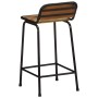 Taburetes de barra 4 uds 46x35,5x80 madera maciza reciclada